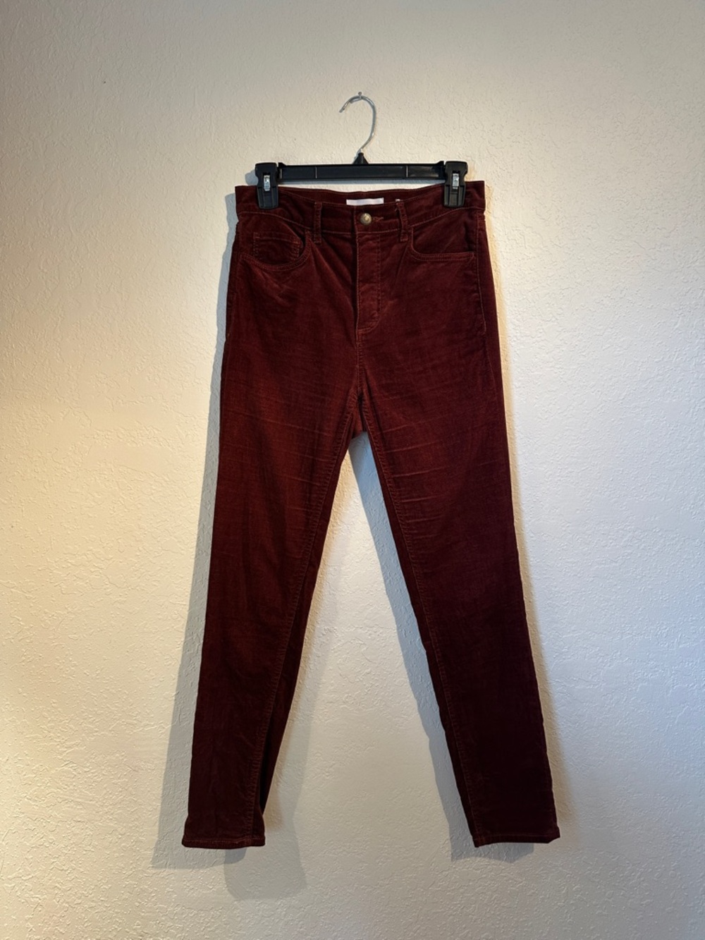 LOFT Skinny Jeans - Deep Burgundy
